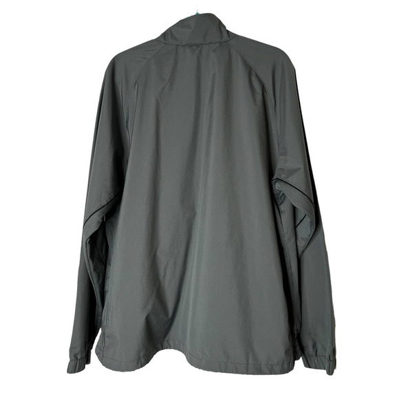 Champion Men's Windbreaker Jacket with full zipper in Gray Size XL - Picture 3 of 6